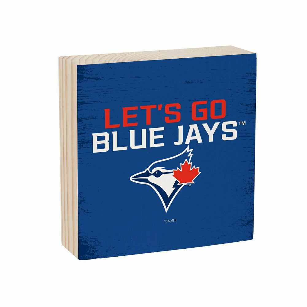Toronto Blue Jays Plock, Down Home Fans, 6x6, MLB, Home