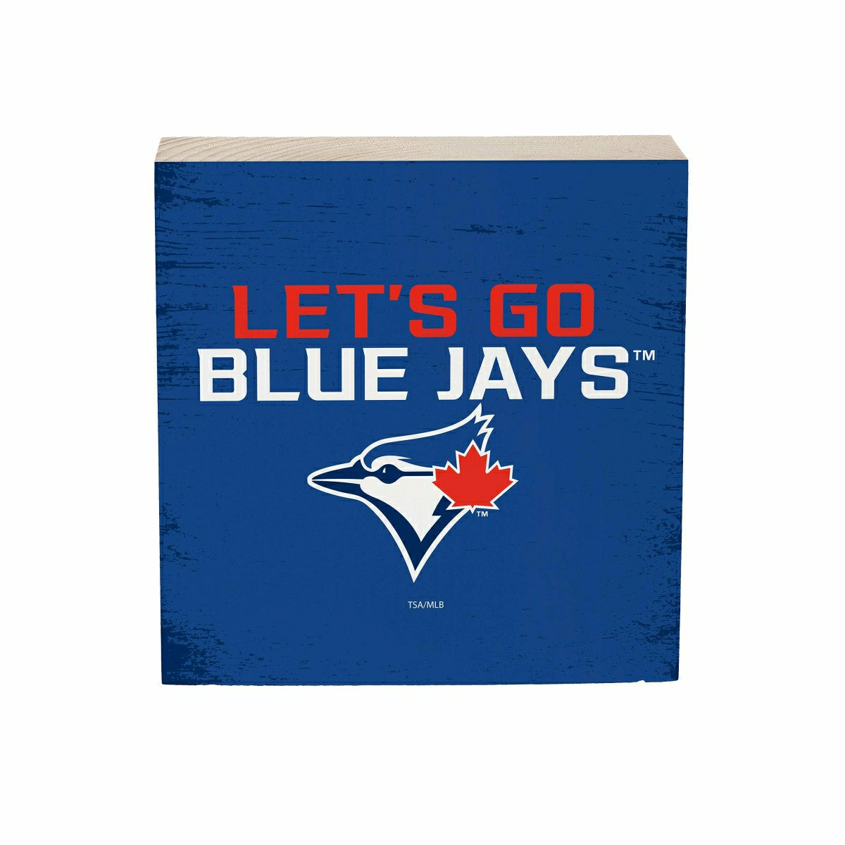 Toronto Blue Jays Plock, Down Home Fans, 6x6, MLB, Home