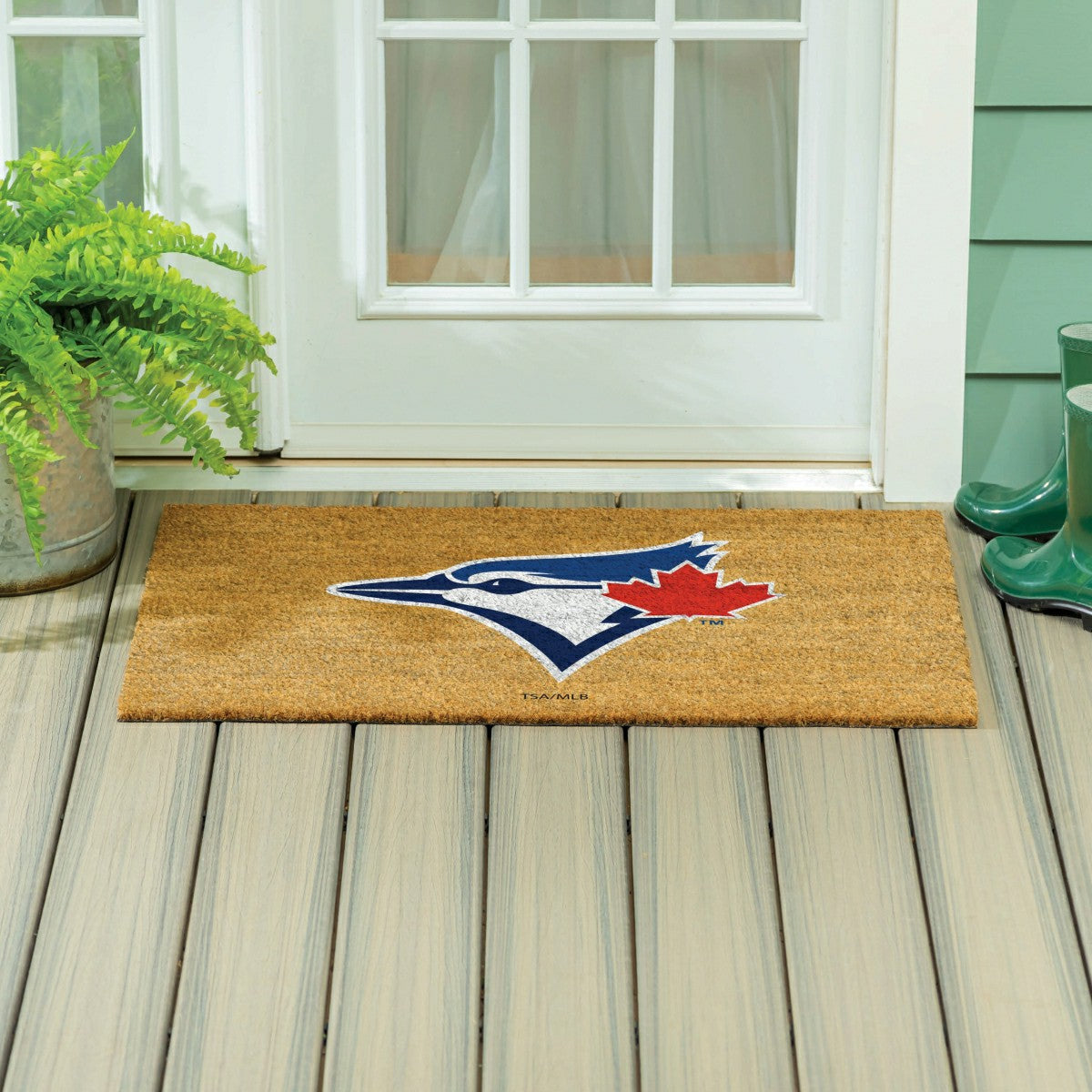 Toronto Blue Jays Large Full Color Coir Mat, 36"x24", MLB