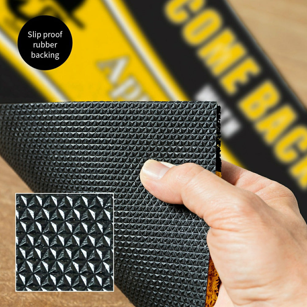 28" x 16" PVC Trapper Mat, Come Back with Tickets, Appalachian State U, Collegiate