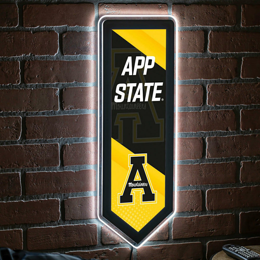 LED Wall Decor, Pennant, Appalachian State University, Collegiate, Home
