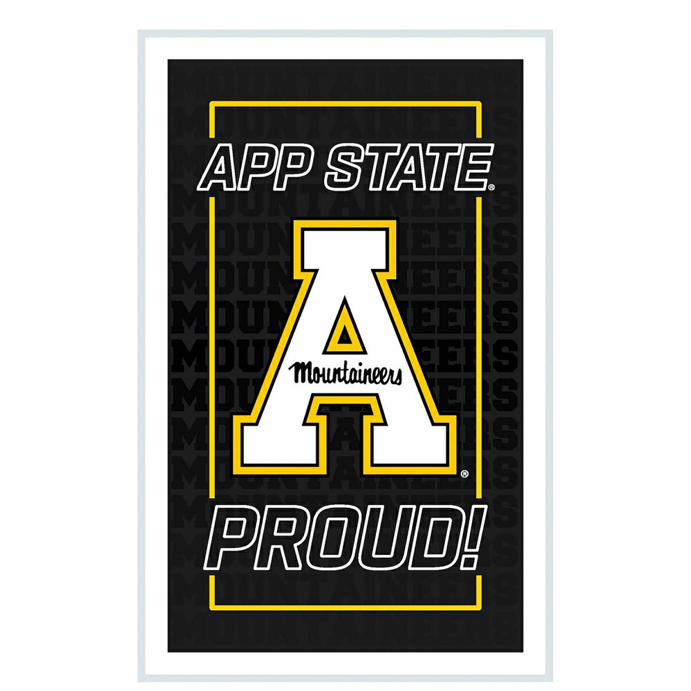 Appalachian State University College Rectangle Neolite LED Decor, Collegiate, Home