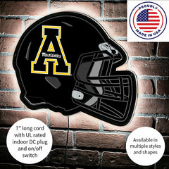 LED Wall Decor, Helmet, Appalachian State University, Collegiate, Home