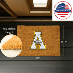 Coir Mat, 16"x28", Appalachian State University, Collegiate