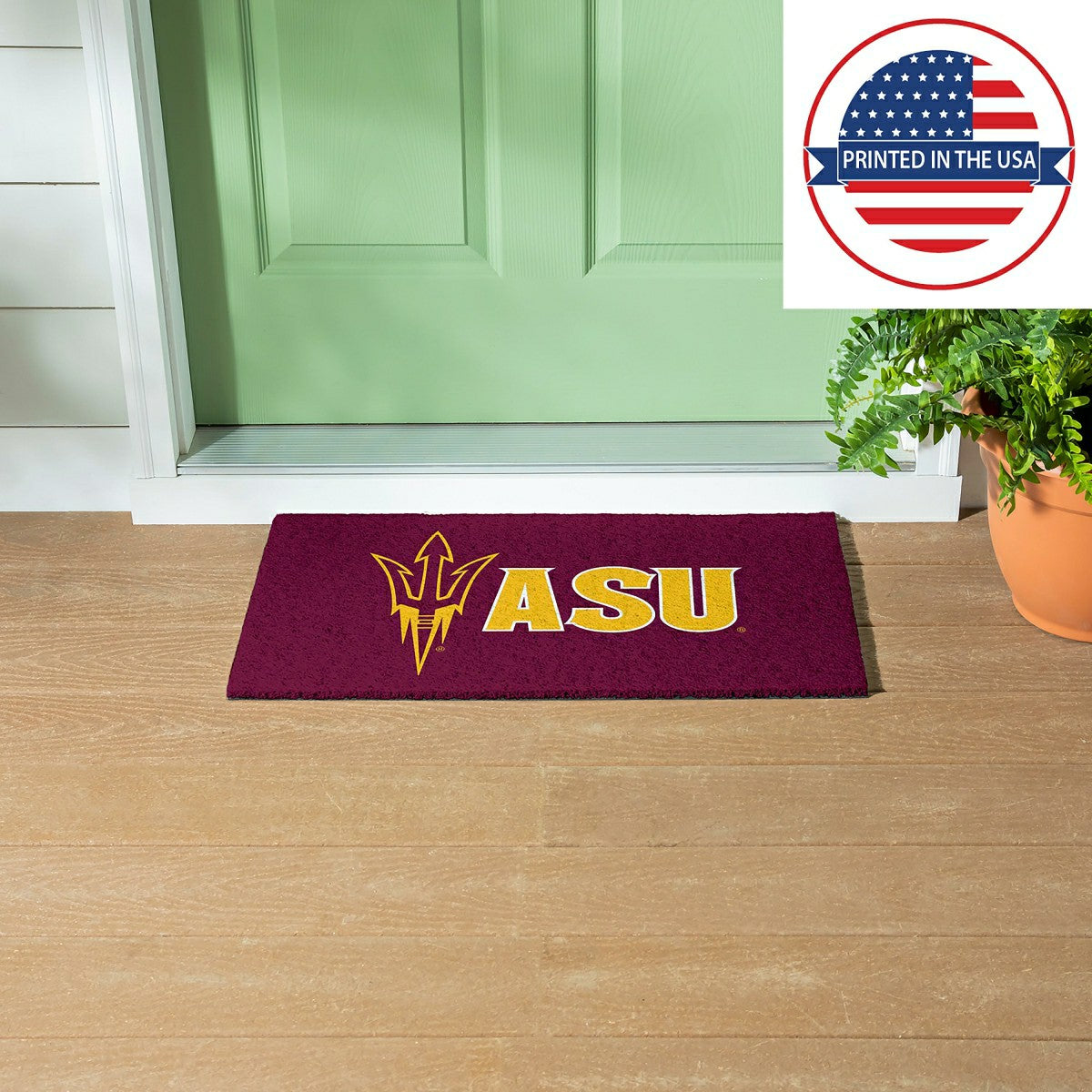 Full Color PVC Mat, 16" x 28", Arizona State University, Collegiate