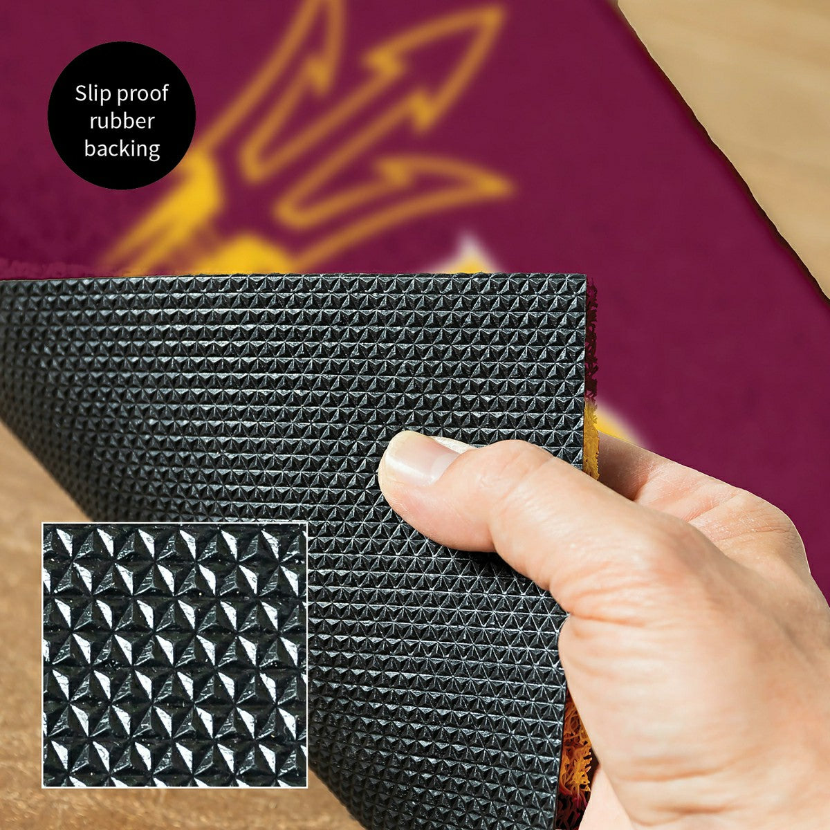Full Color PVC Mat, 16" x 28", Arizona State University, Collegiate