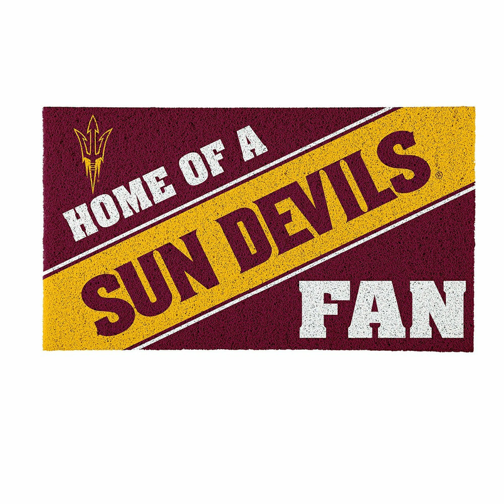 Arizona State University, PVC Mat COLOR, Home of a Fan, Collegiate