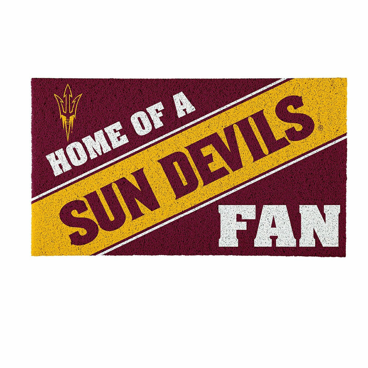 Arizona State University, PVC Mat COLOR, Home of a Fan, Collegiate