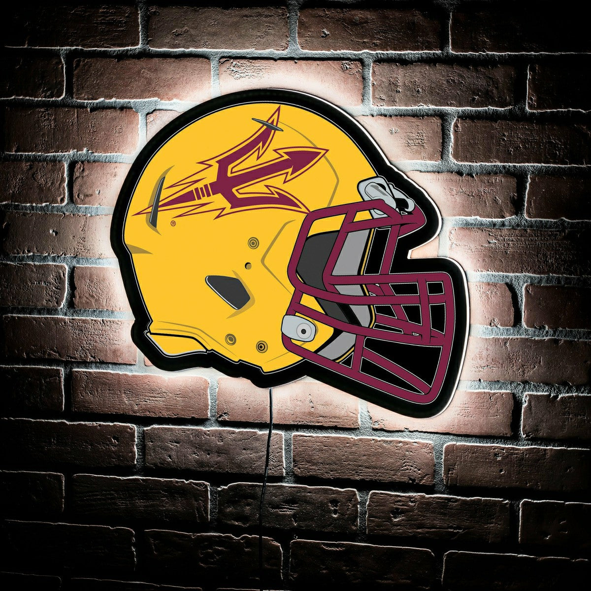 LED Wall Decor, Helmet, Arizona State University, Collegiate, Home