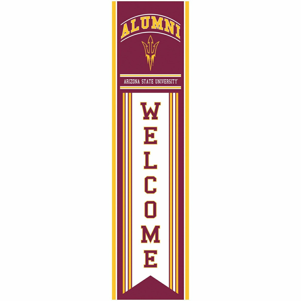 Arizona State University Alumni Single Sided Large Leaner, 46", Collegiate, Home