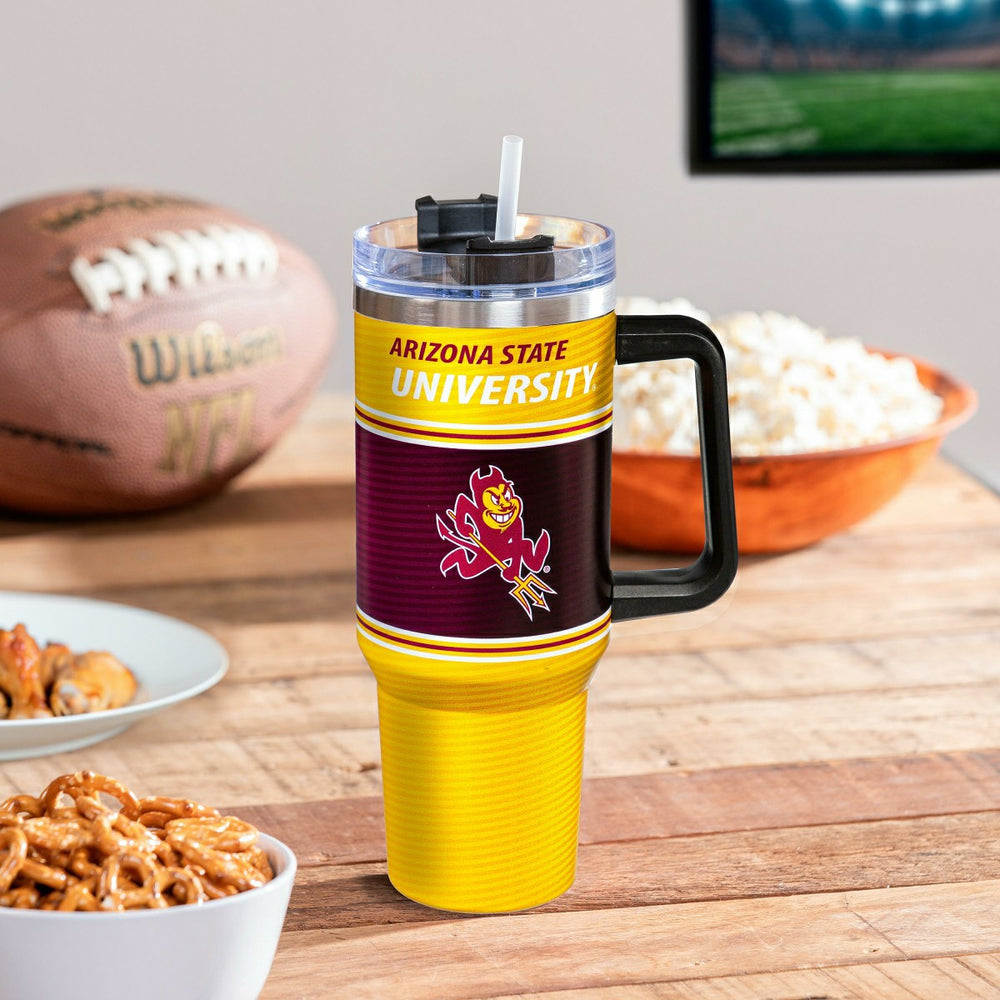 40oz Stainless Steel Canyon Cup w/ Straw, Arizona State University, Collegiate, Home