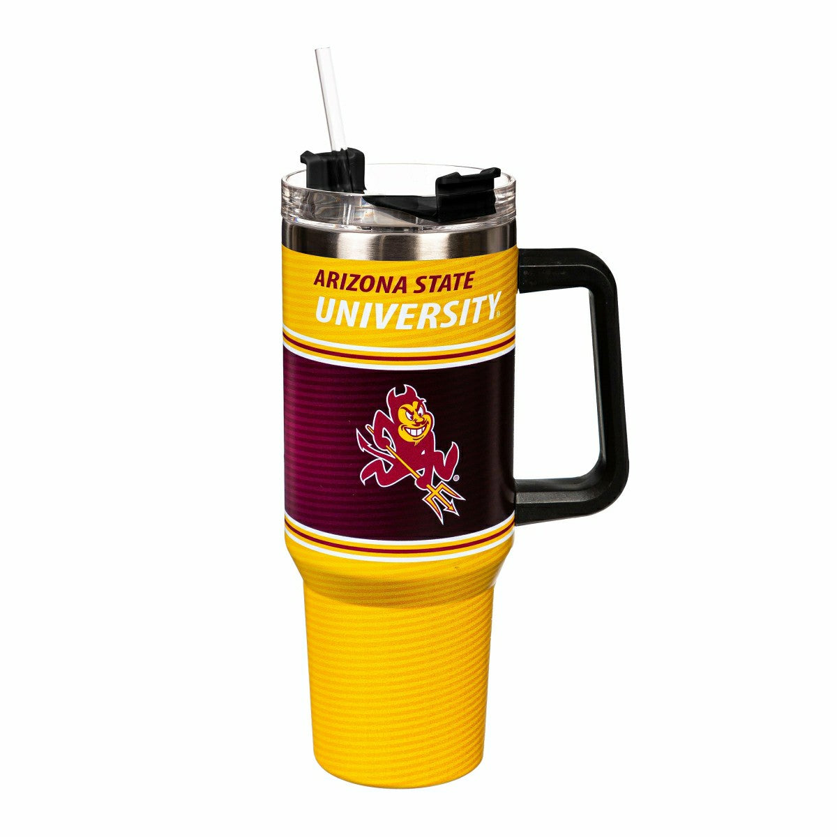 40oz Stainless Steel Canyon Cup w/ Straw, Arizona State University, Collegiate, Home