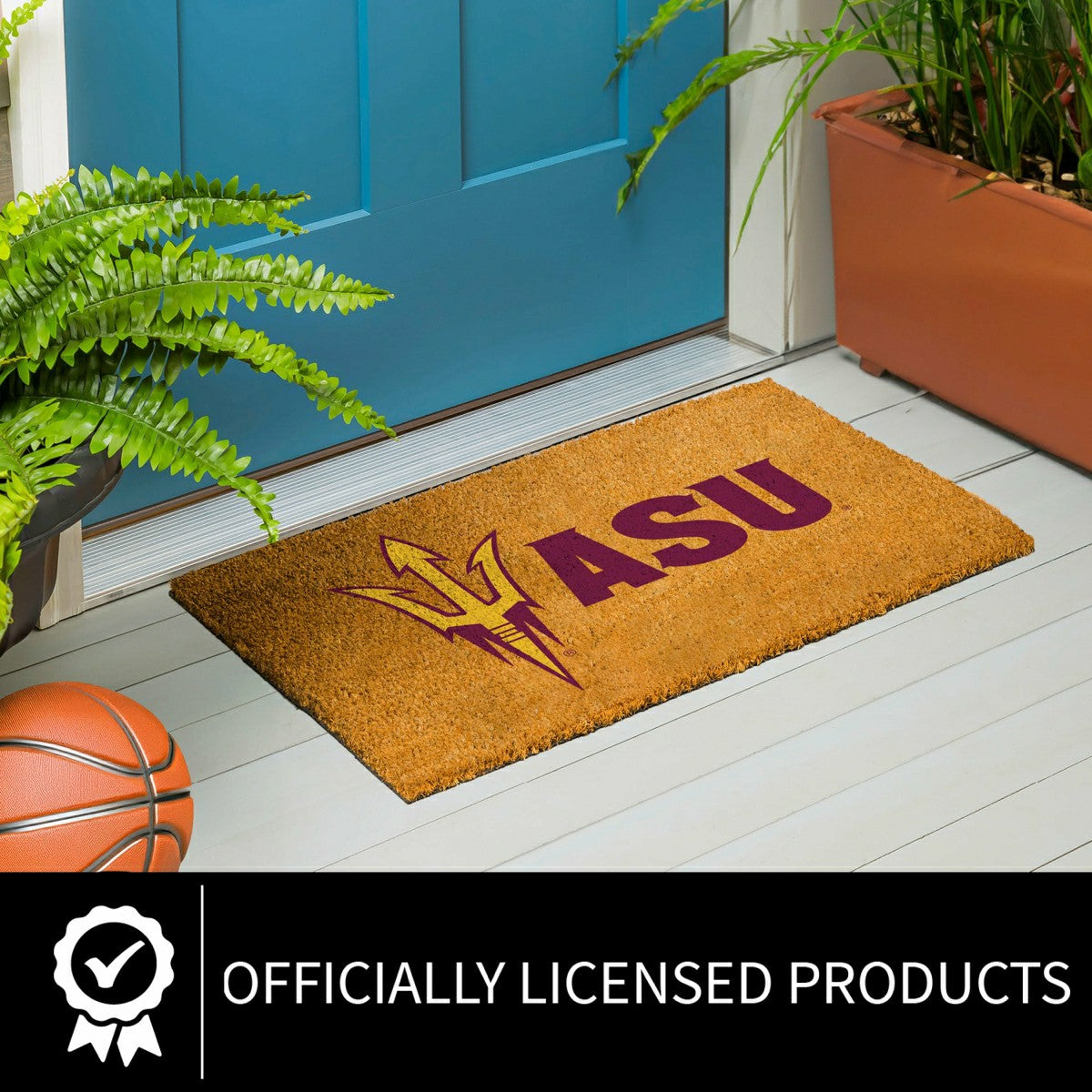 Coir Mat, 16"x28", Arizona State University, Collegiate