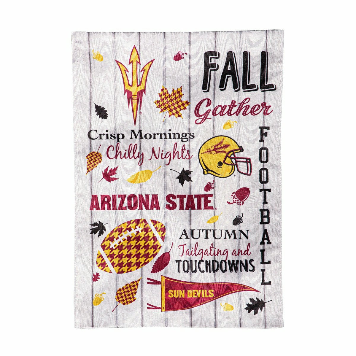 Arizona State University, Moire Flag, GDN, Fall Seasonal, Collegiate, Home
