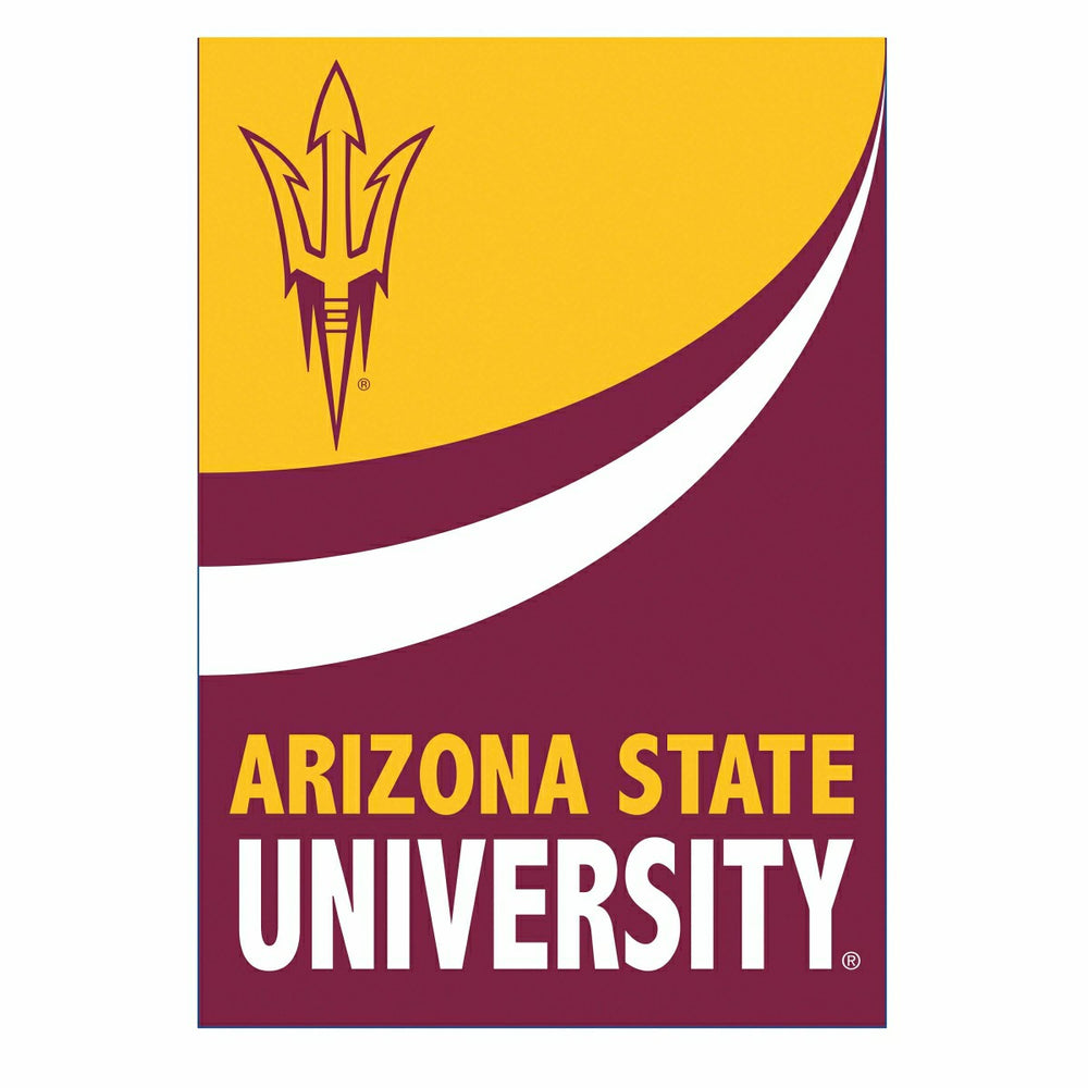 Arizona State University Burlap Flag GDN Size, Collegiate, Home