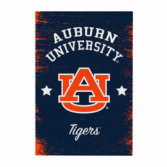 Auburn University Wood Wall Sign, 16x24, Collegiate, Home