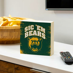 Baylor University Plock, Down Home Fans, 6x6, Collegiate, Home