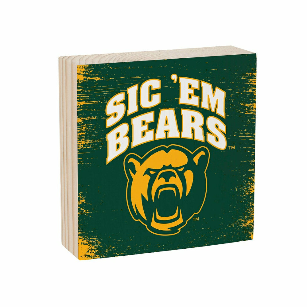 Baylor University Plock, Down Home Fans, 6x6, Collegiate, Home