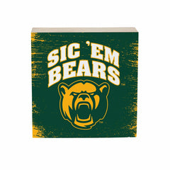Baylor University Plock, Down Home Fans, 6x6, Collegiate, Home