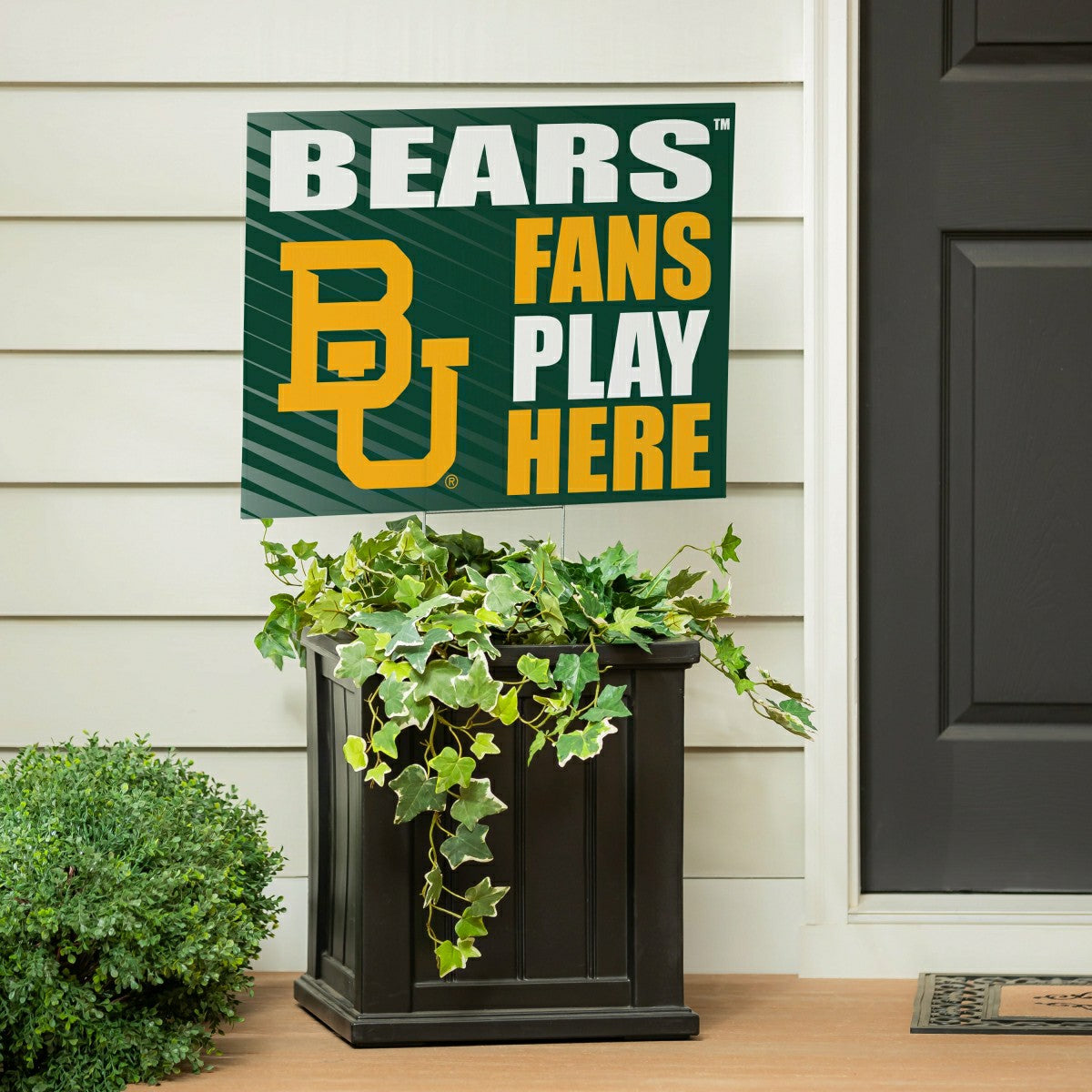 Baylor University Coroplast Yard Sign "Fans Play Here", Collegiate, Home