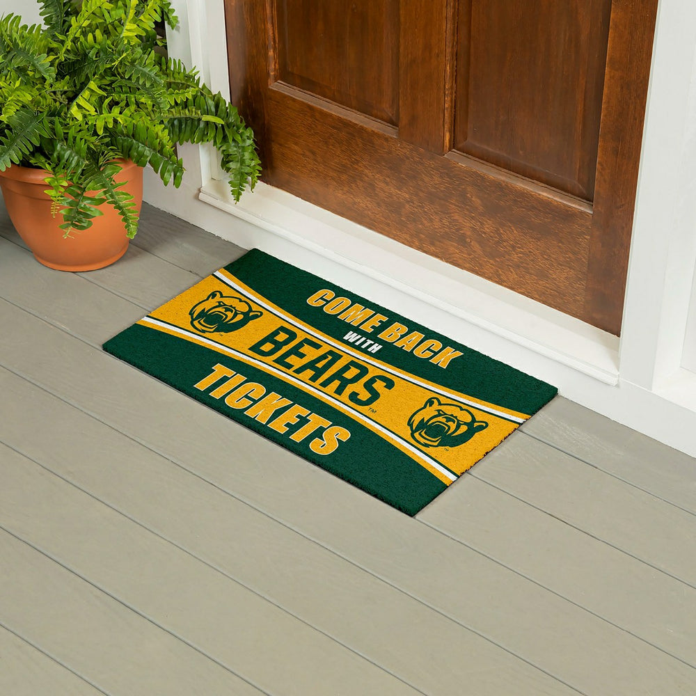 28" x 16" PVC Trapper Mat, Come Back with Tickets, Baylor University, Collegiate
