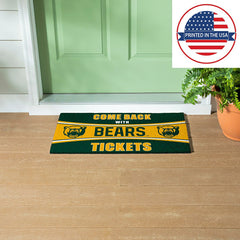 28" x 16" PVC Trapper Mat, Come Back with Tickets, Baylor University, Collegiate