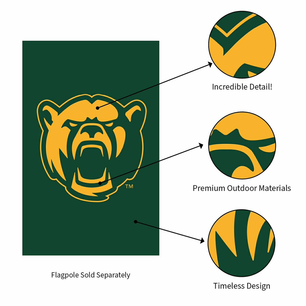 Baylor University Applique House Flag, Collegiate, Home