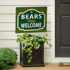 Baylor University Coroplast Yard Sign, "Fans Welcome", Collegiate, Home