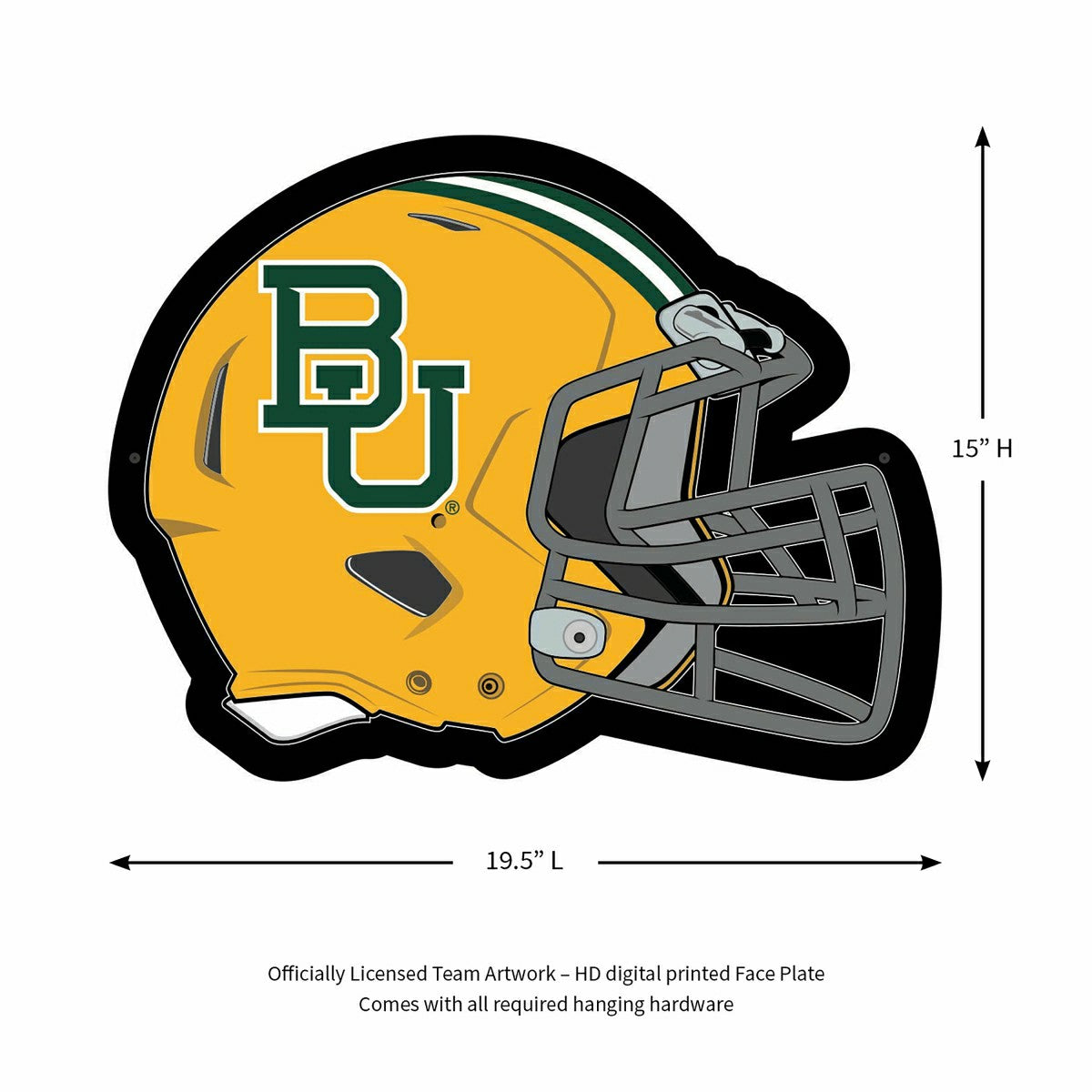 LED Wall Decor, Helmet, Baylor University, Collegiate, Home