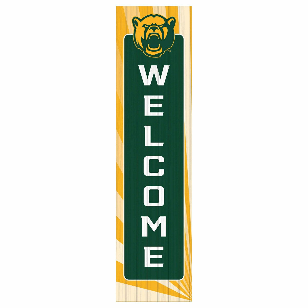Baylor University Summer Seasonal Single Sided Large Leaner, 46", Collegiate, Home