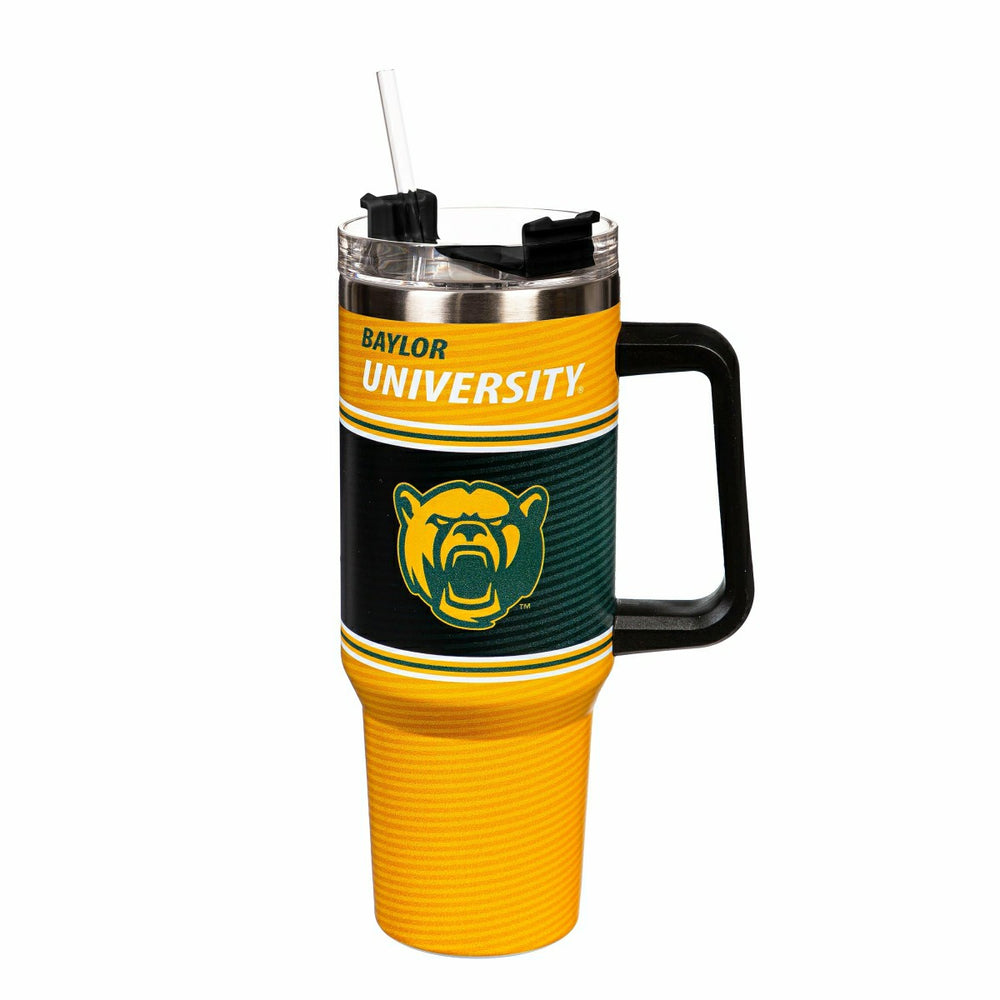 40oz Stainless Steel Canyon Cup w/ Straw, Baylor University, Collegiate, Home