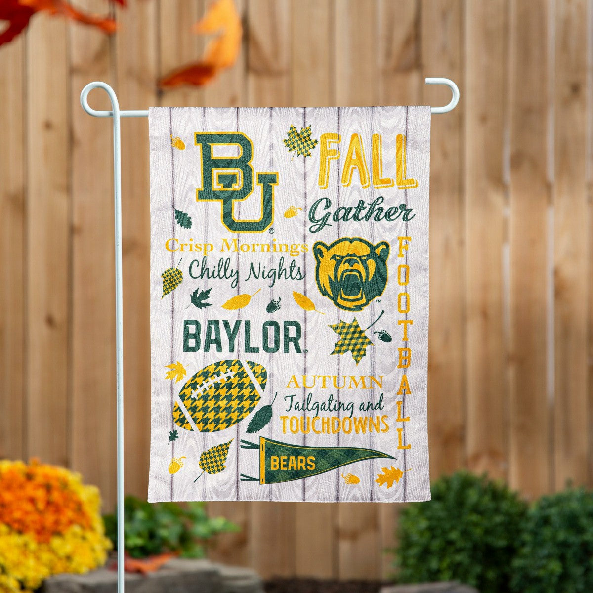 Baylor University, Moire Flag, GDN, Fall Seasonal, Collegiate, Home