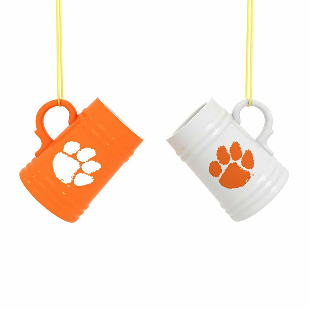 Clemson University Ceramic Mini Stein, 3oz, set of 2, Collegiate, Home