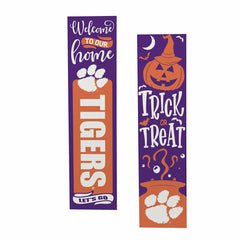 47" Double Sided Leaner, Clemson University, Halloween, Collegiate, Home
