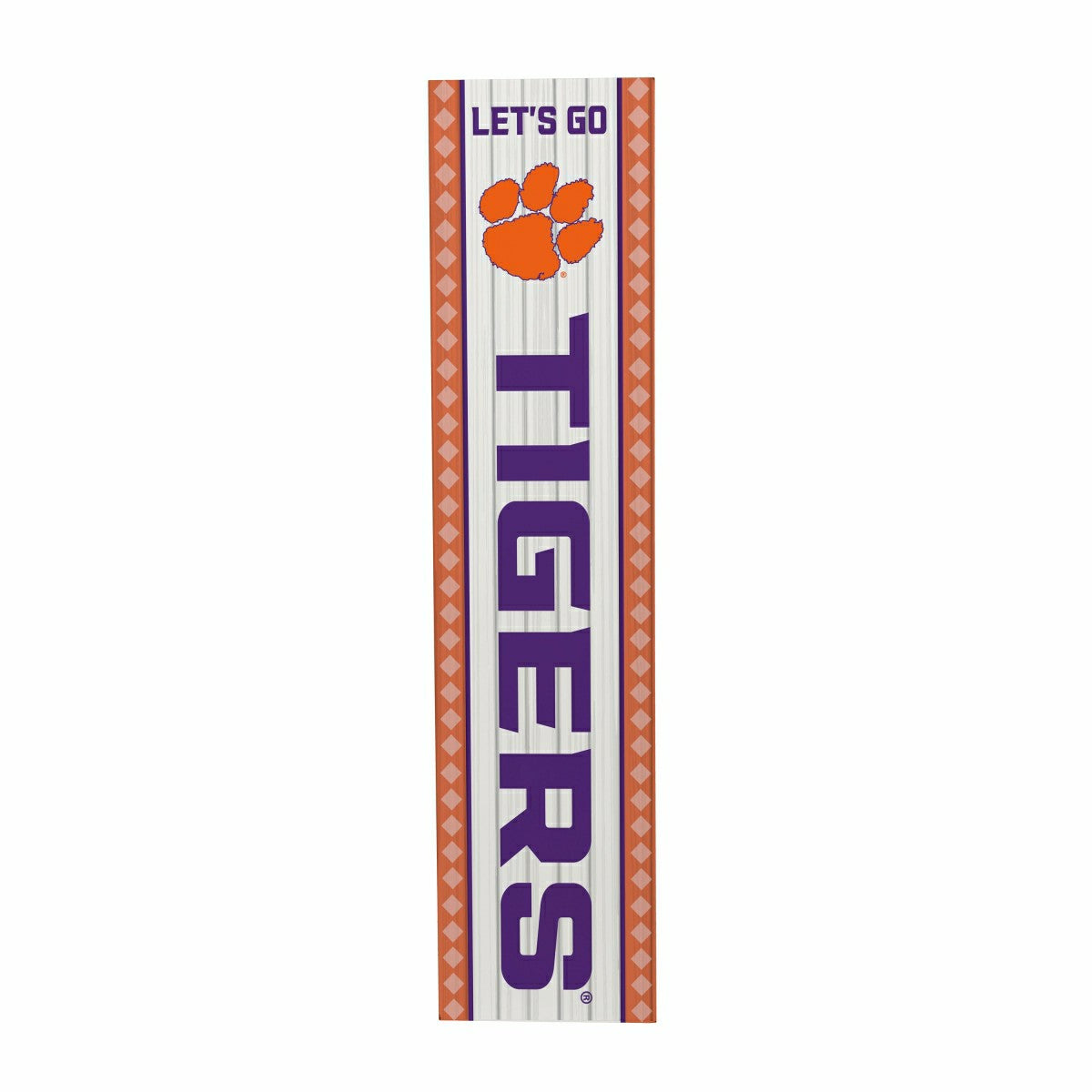 47" Double Sided Leaner, Clemson University, Christmas, Collegiate, Home