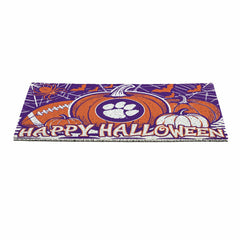 Clemson University Halloween PVC Mat, 28"x16", Collegiate
