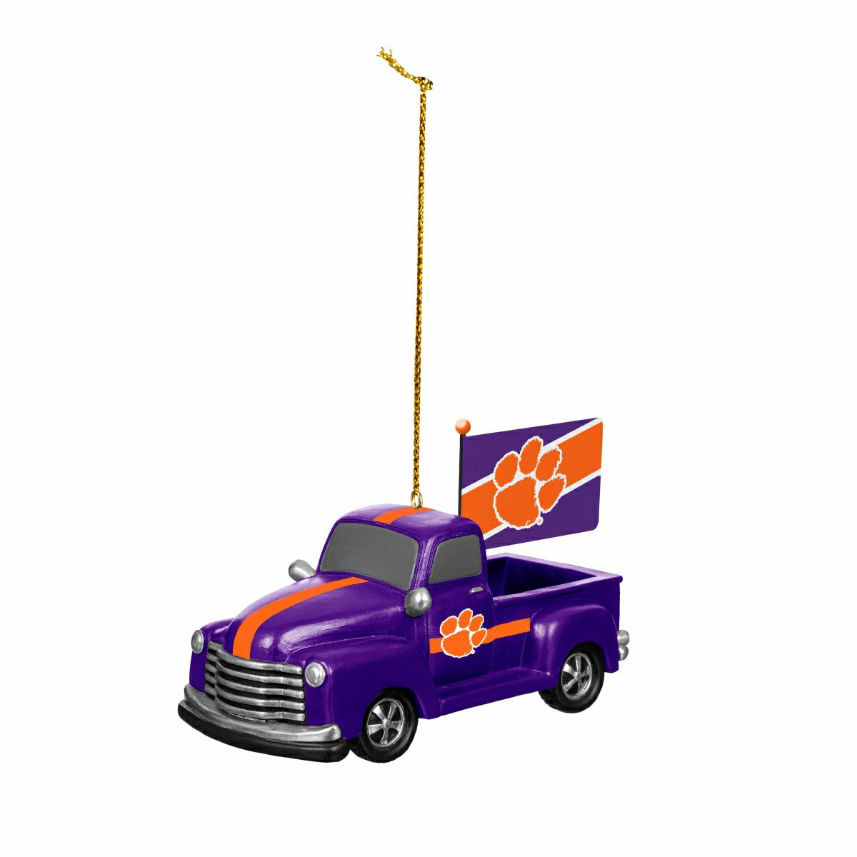 Clemson University Rally Truck Ornament, Set of 2, Collegiate, Home