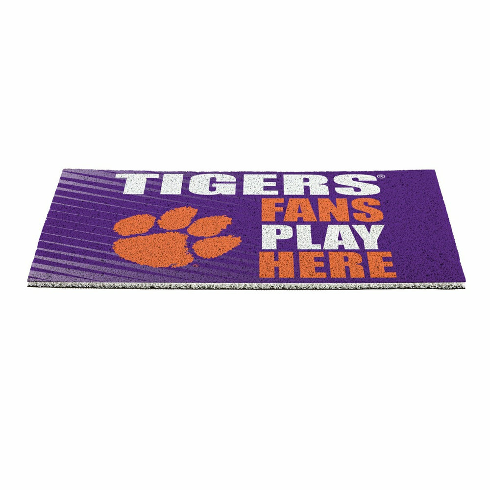 Clemson University Fan Mat, 28"x16", Collegiate