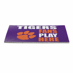Clemson University Fan Mat, 28"x16", Collegiate