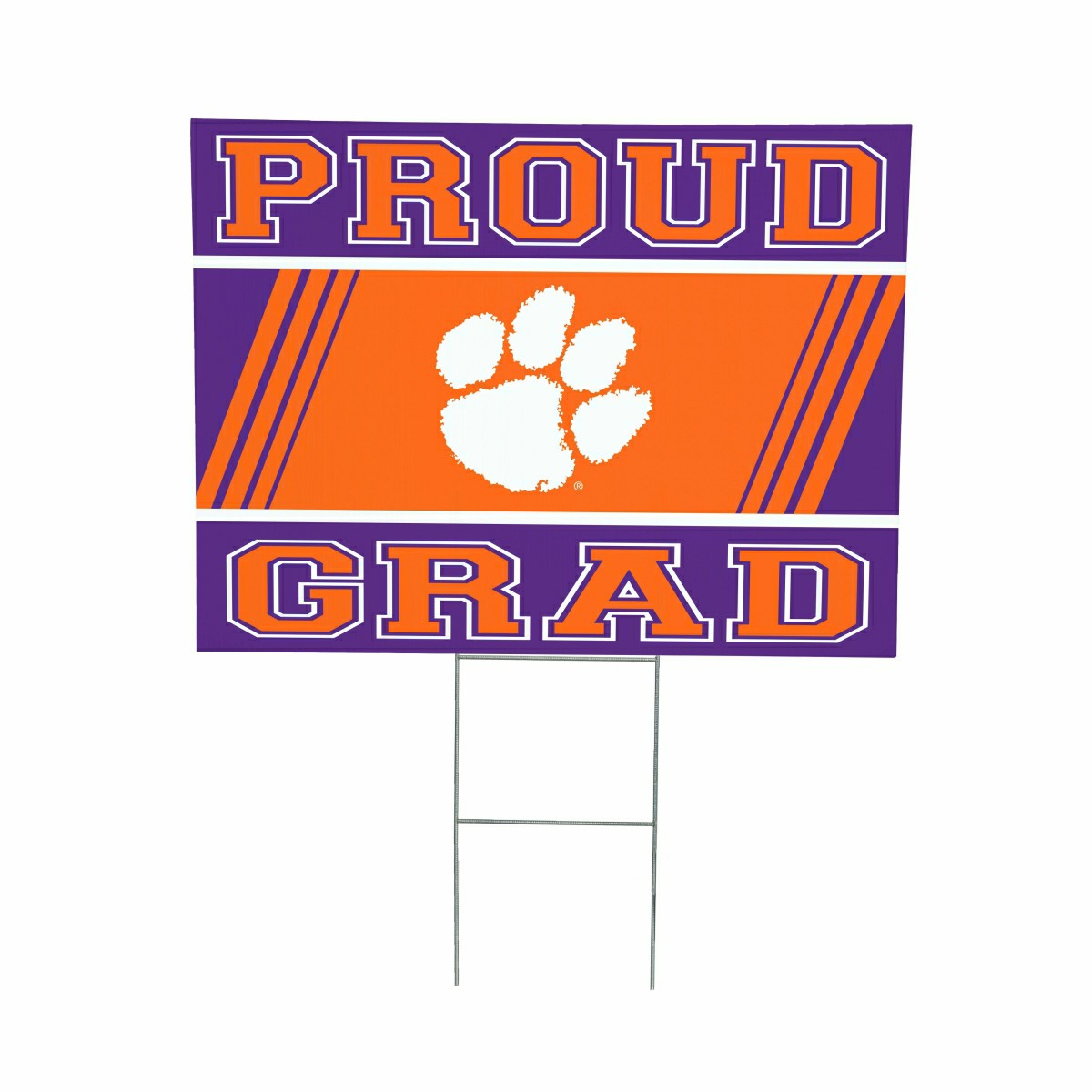 Clemson University Coroplast Yard Sign Graduate, Collegiate, Home