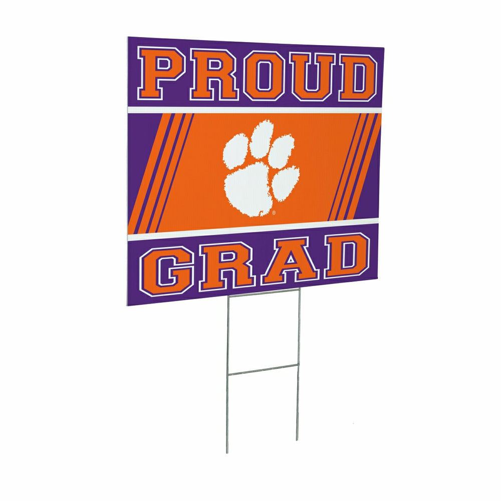 Clemson University Coroplast Yard Sign Graduate, Collegiate, Home