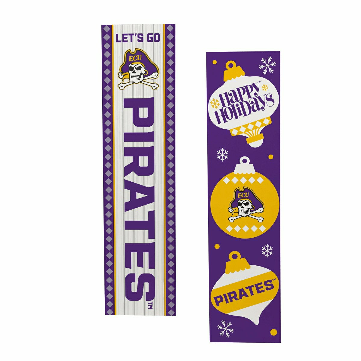 47" Double Sided Leaner, East Carolina University, Christmas, Collegiate, Home