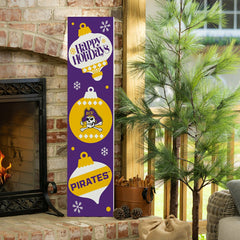 47" Double Sided Leaner, East Carolina University, Christmas, Collegiate, Home