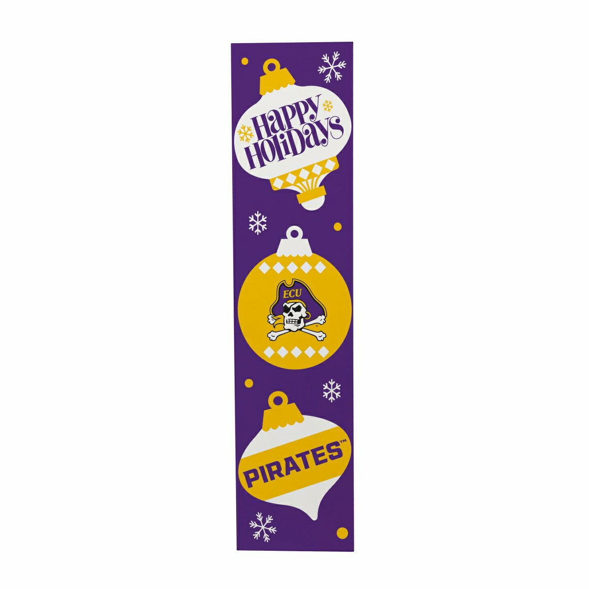 47" Double Sided Leaner, East Carolina University, Christmas, Collegiate, Home