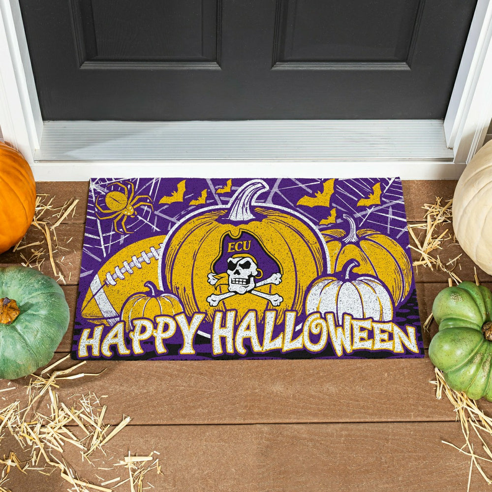 East Carolina University Halloween PVC Mat, 28"x16", Collegiate