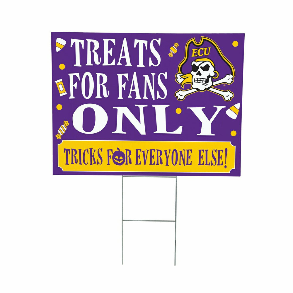 East Carolina University Yard Sign, Halloween Treats for Fans, Collegiate, Home