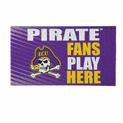 East Carolina University Fan Mat, 28"x16", Collegiate