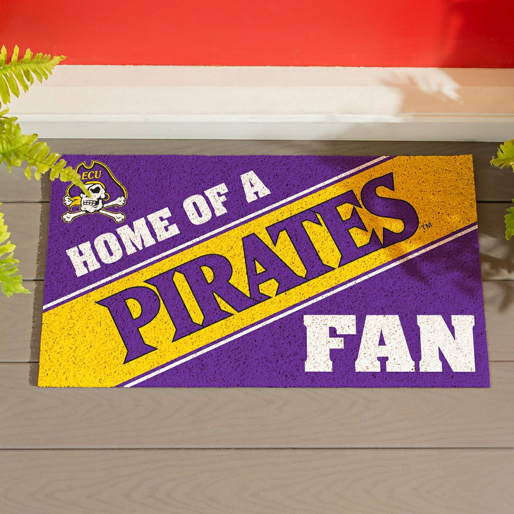 East Carolina University, PVC Mat COLOR, Home of a Fan, Collegiate