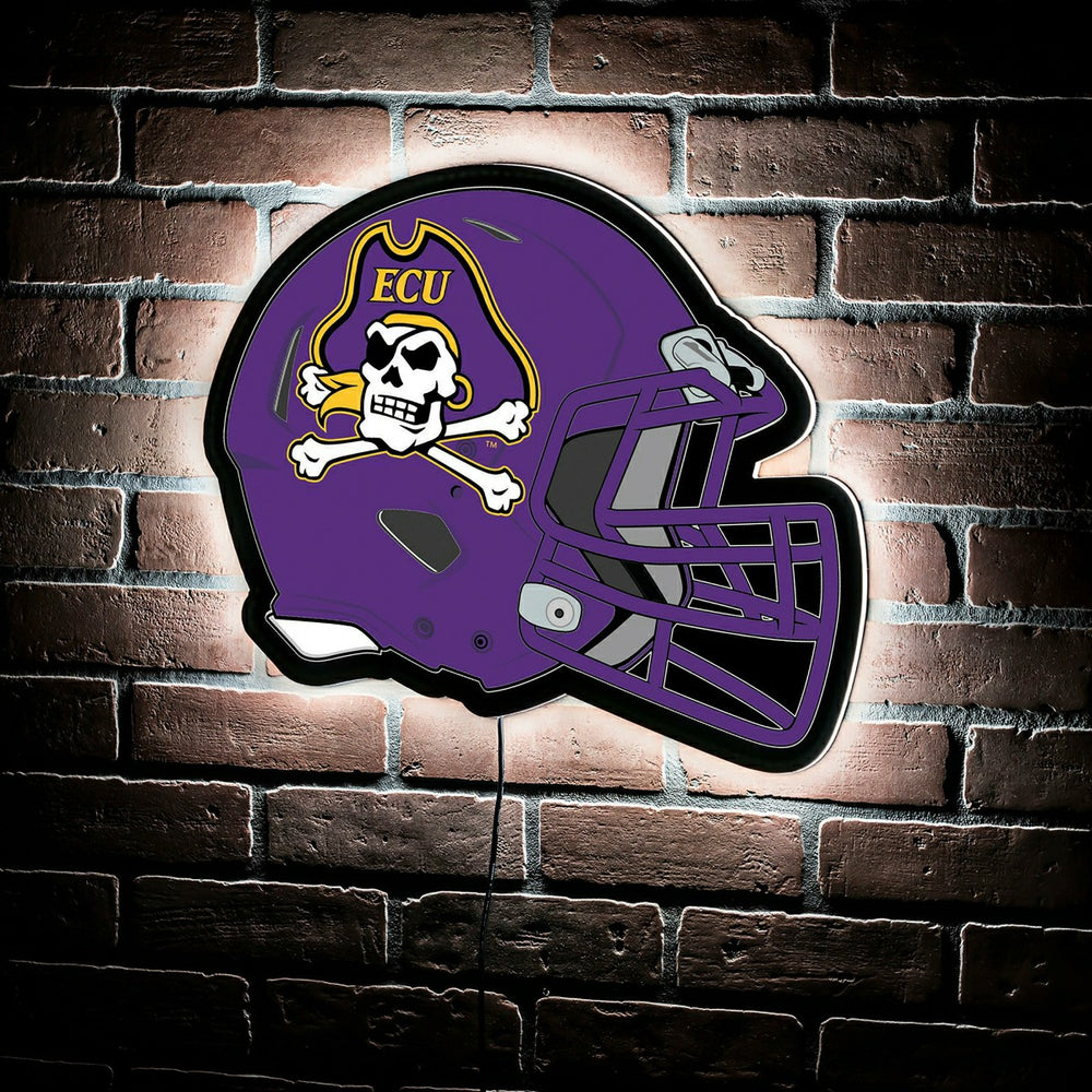 LED Wall Decor, Helmet, East Carolina University, Collegiate, Home