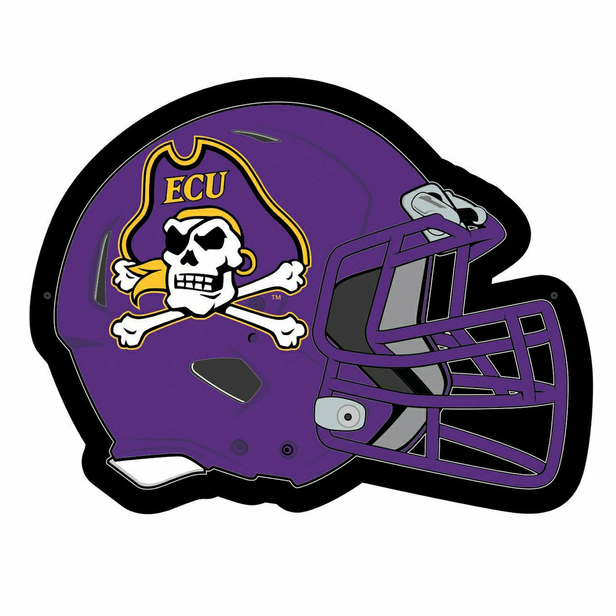 LED Wall Decor, Helmet, East Carolina University, Collegiate, Home